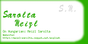 sarolta meizl business card